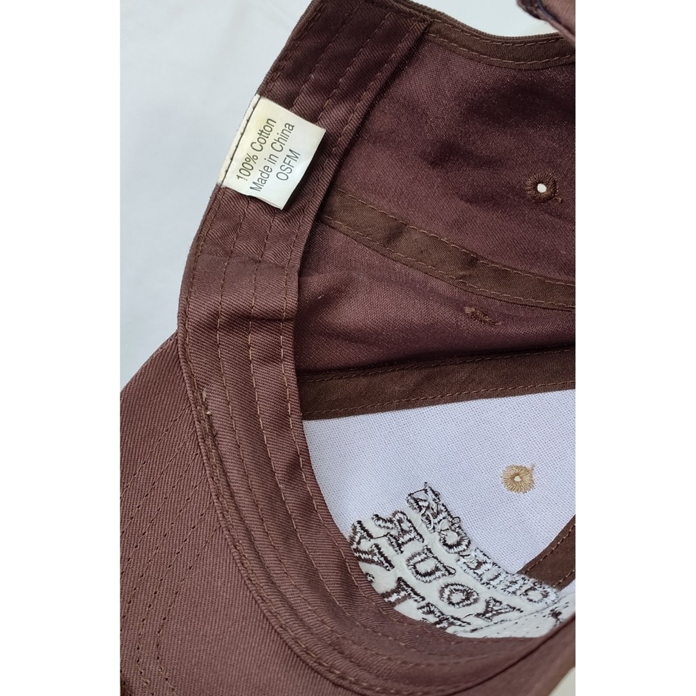 Check Your Fly Lure Cap Hat Paramount Outdoors Baseball Brown Adj VTG‎ SEE 📸 - Picture 9 of 16